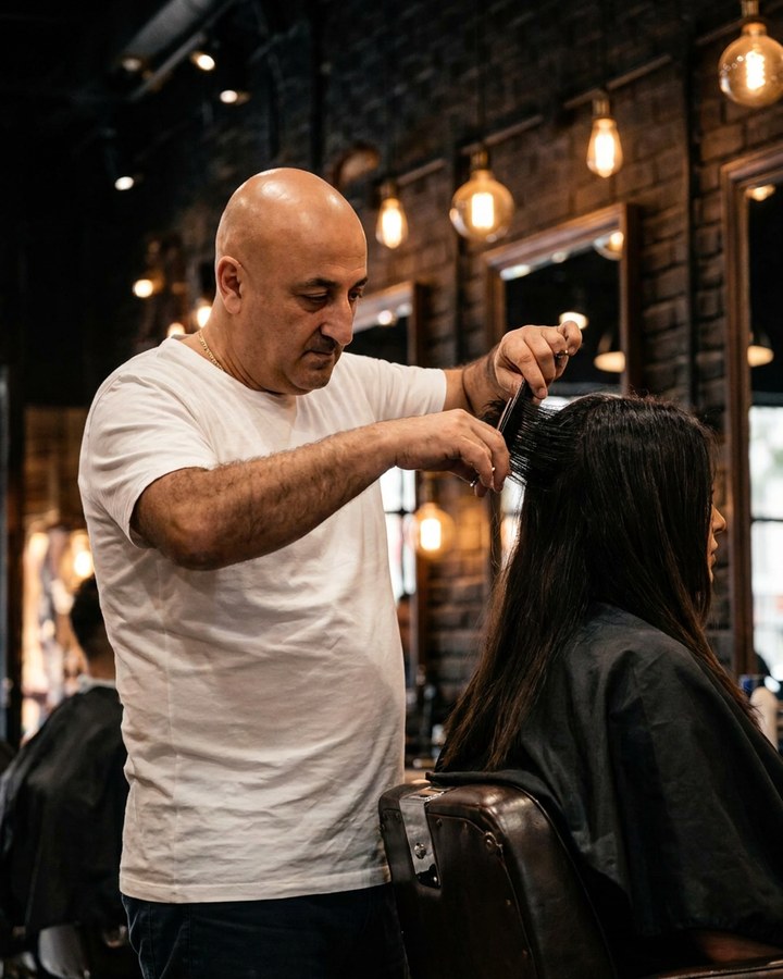 Reuven, stylist for women’s hair services